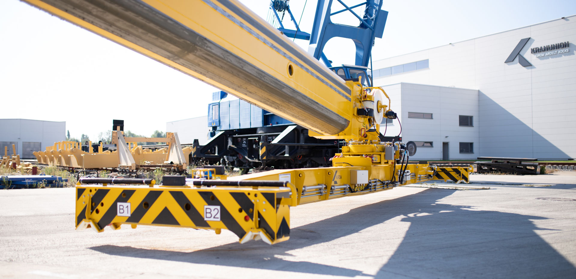 New Kirow Crane for Irish Rail Network Rhomberg Sersa Ireland